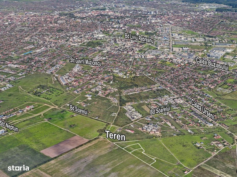 Teren intravilan 1006 mp - Giroc - Timișoara