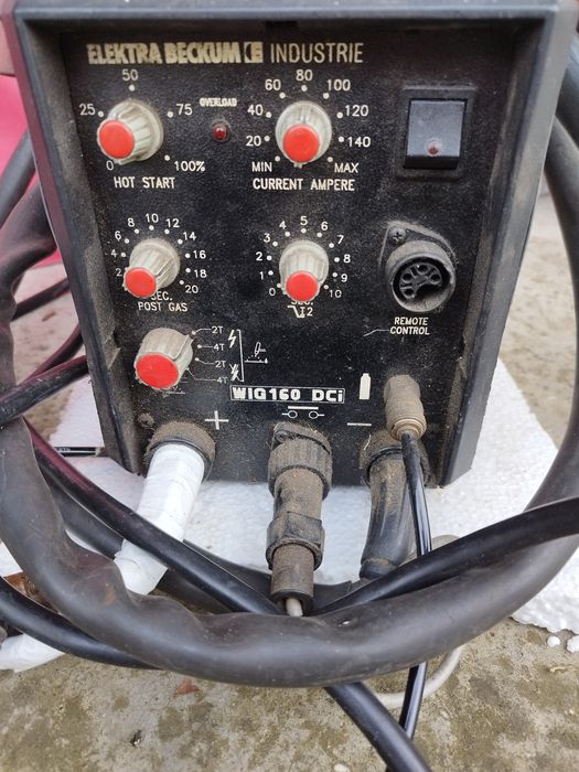 Aparat de sudura cu argon Elektra Beckum Indusrtrie WIG 160 Dci