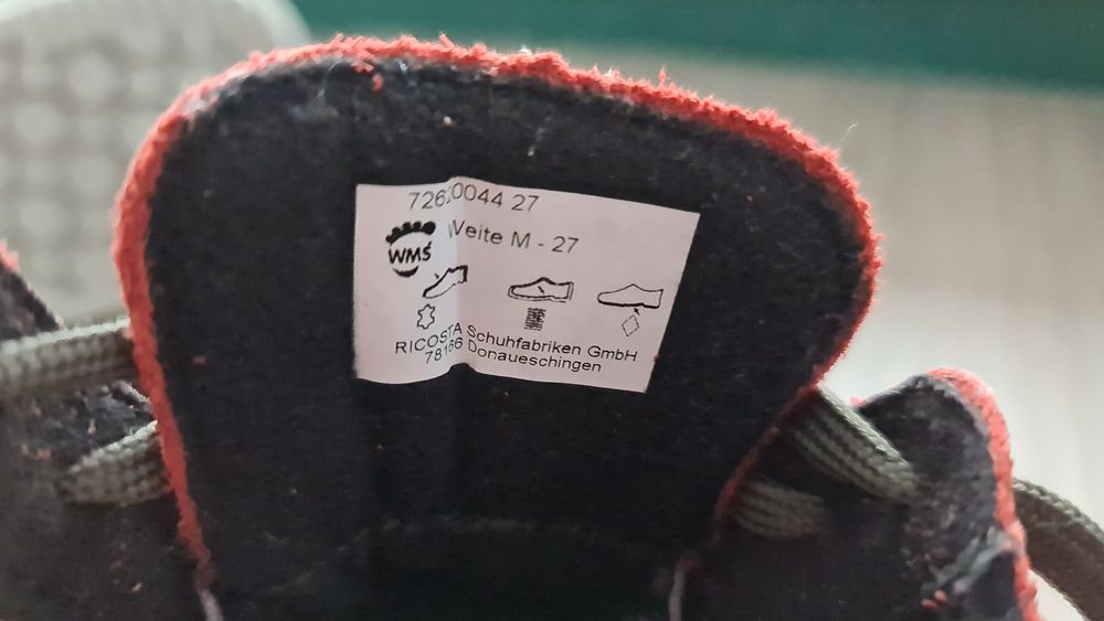 Ghete piele copii 27 portocaliu inchis
