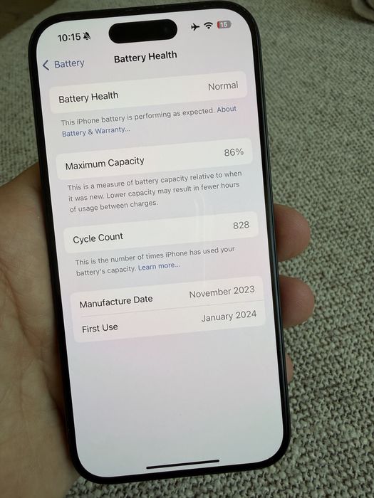 iPhone 15 pro 128gb