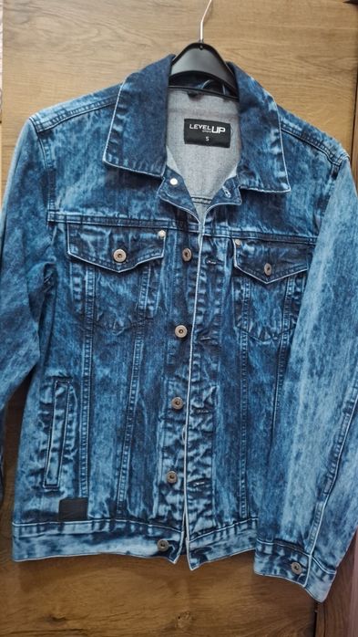 Jachetă blugi Ombre cu model