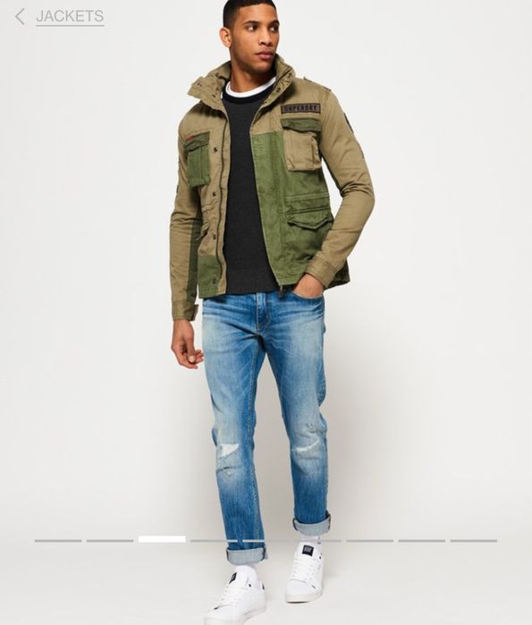 Мъжко яке Superdry Rookie Mixed Military