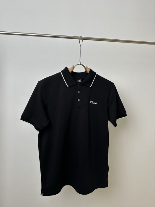 Мъжка тениска Zegna поло яка нов модел