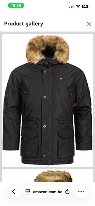 Чисто ново зимно яке Geographical Norway-Khaki Alaska Plaka