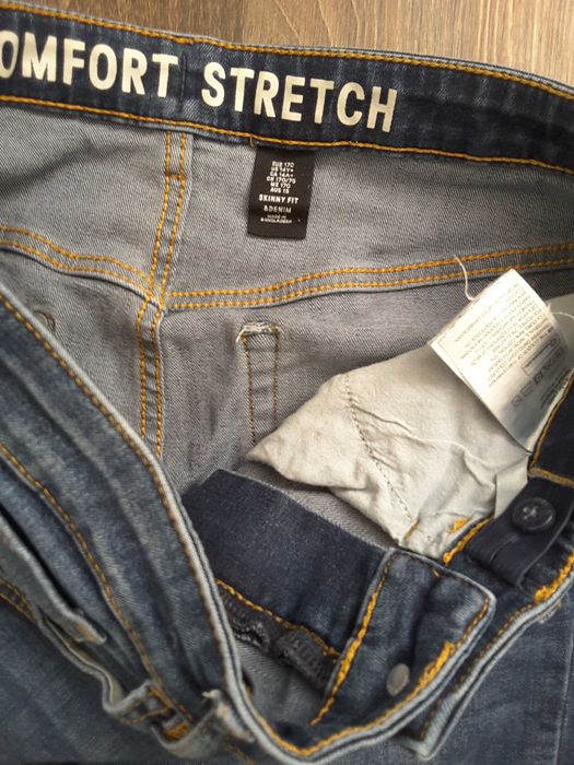 Дънки унисекс с коригиращ ластик 14год-170 см/ Х§М