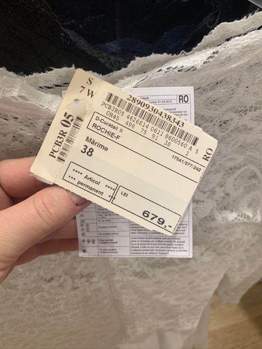 Rochita alba pentru cununie civila