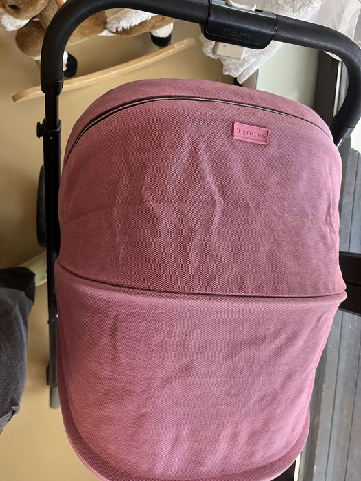 Cybex Бебешка количка Balios S Lux BLK Magnolia Pink