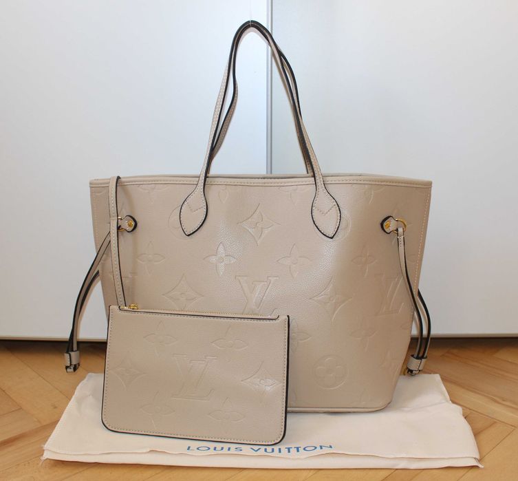 Дамска чанта Louis Vuitton Neverfull Empreinte