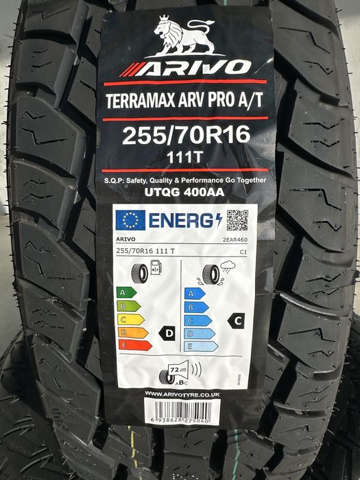 Нови джипови гуми ARIVO TERRAMAX ARV PRO A/T 255/70R16 111T БОРД 2557016