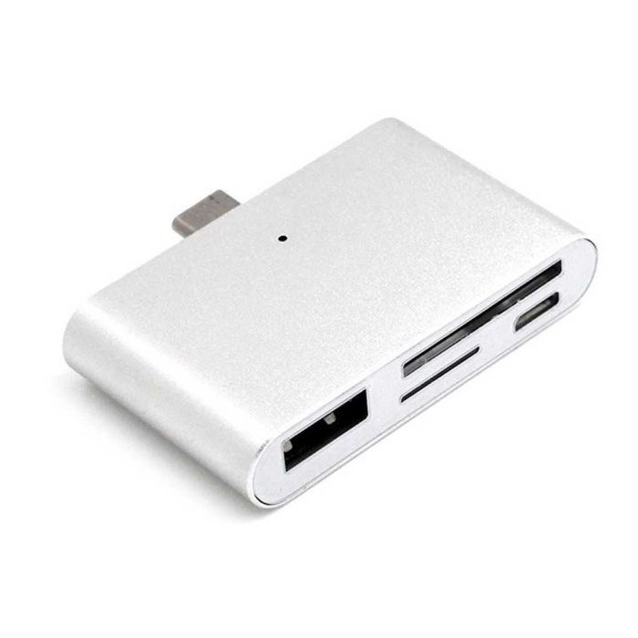 Мултифункционален адаптер и кардрийдър с фукнция за зареждане на тел.