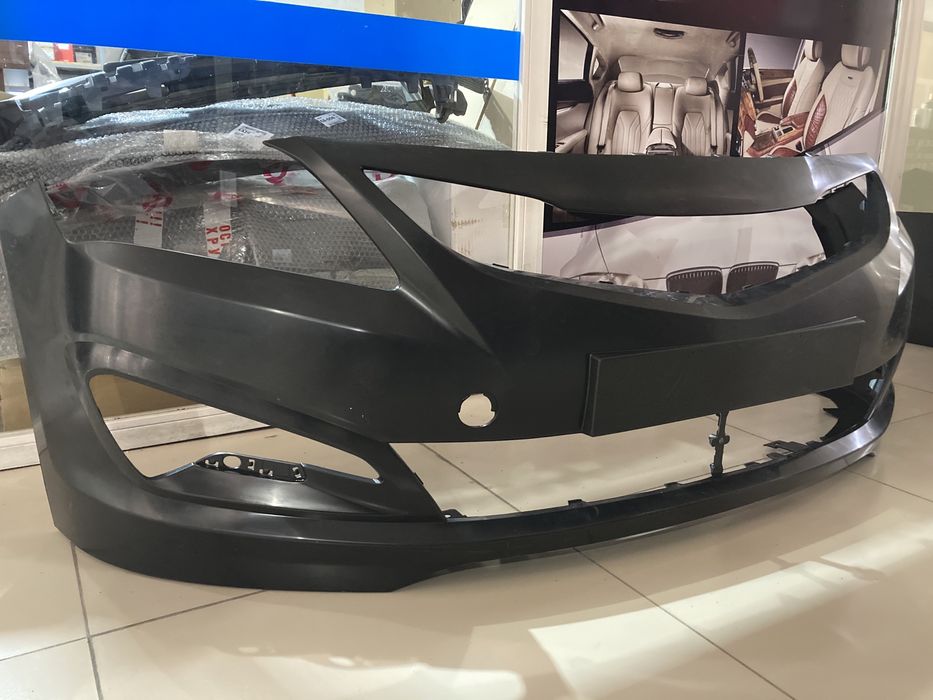 Бампер перед акцент рестайлинг