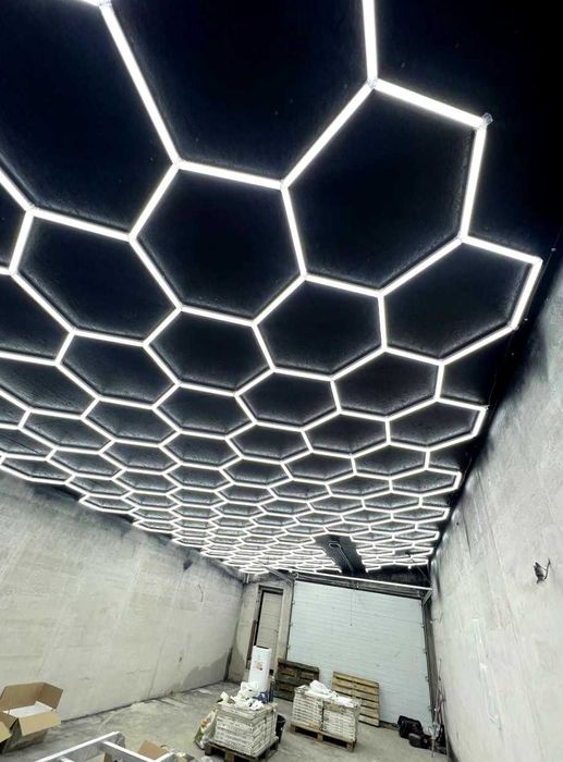 Светильники для магазина соты