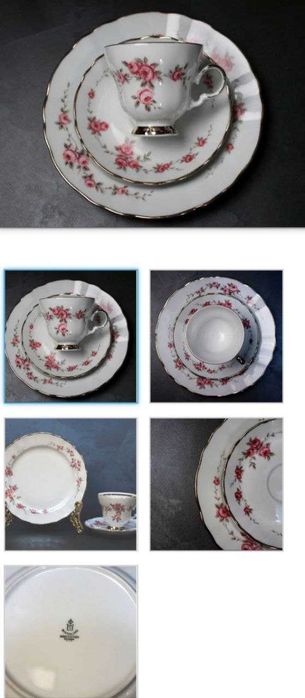 Чайные ТРИО старинных немецких мануфактур.