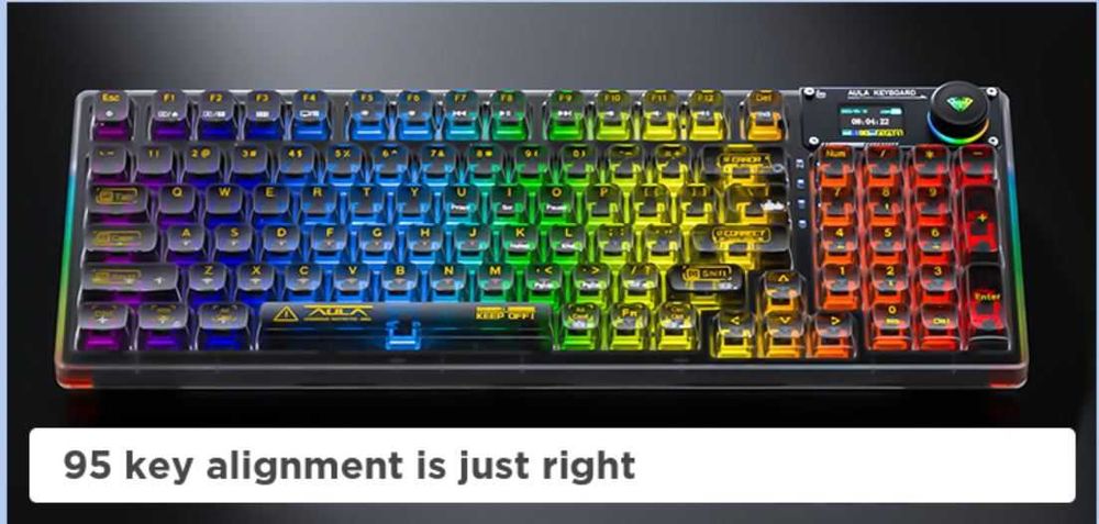Клавиатура Aula F98 Pro Кастомная 100% оригинал 3вида подключения