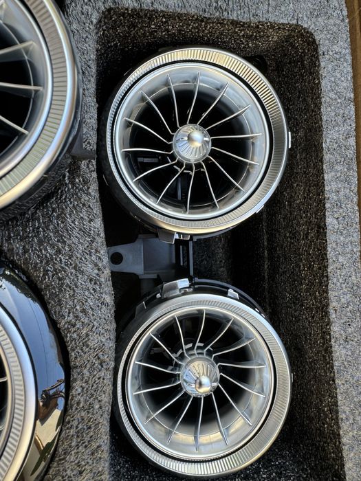 Set grile ventilatie led turbina model nou Mercedes Benz E Class W213