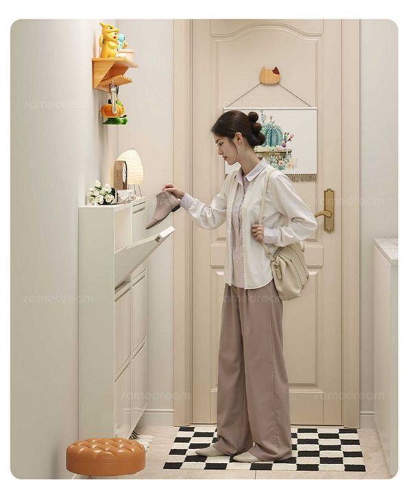 Обувной шкаф компактный и стильный / Ixcham zamonaviy oyoqkiyim shkafi