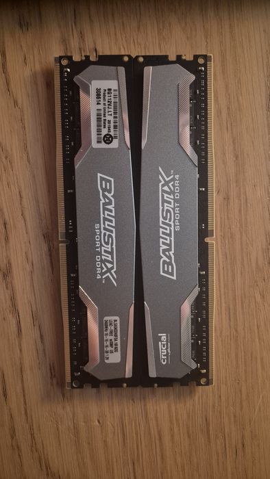 Kit Ram 2x8GB DDR4 2400MHz Ballistix
