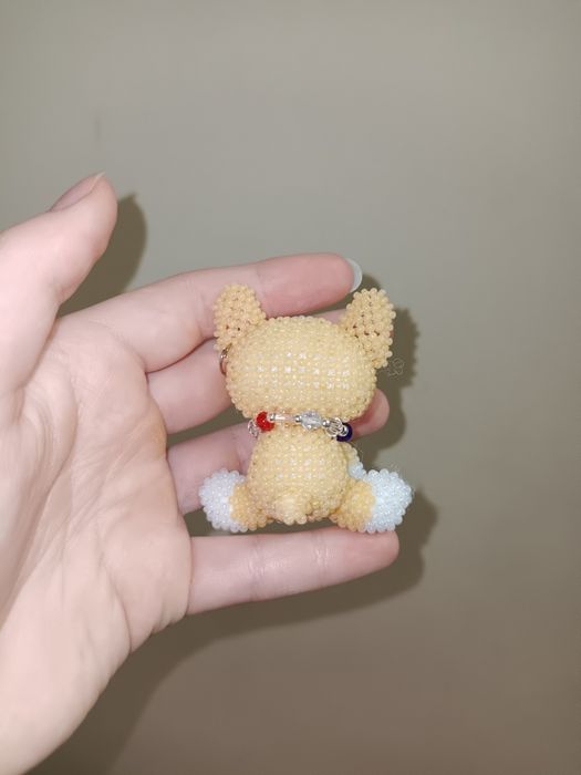 Собака из бисера