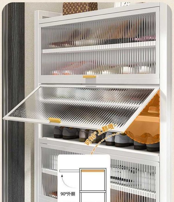 Chang o‘tmaydigan poyabzal shkafi/PVC panellar/Tor koridor uchun