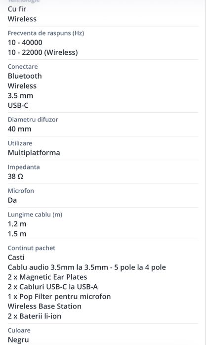 Casti gaming SteelSeries Arctis Nova PRO wireless, ANC, Xbox, PC, PS5