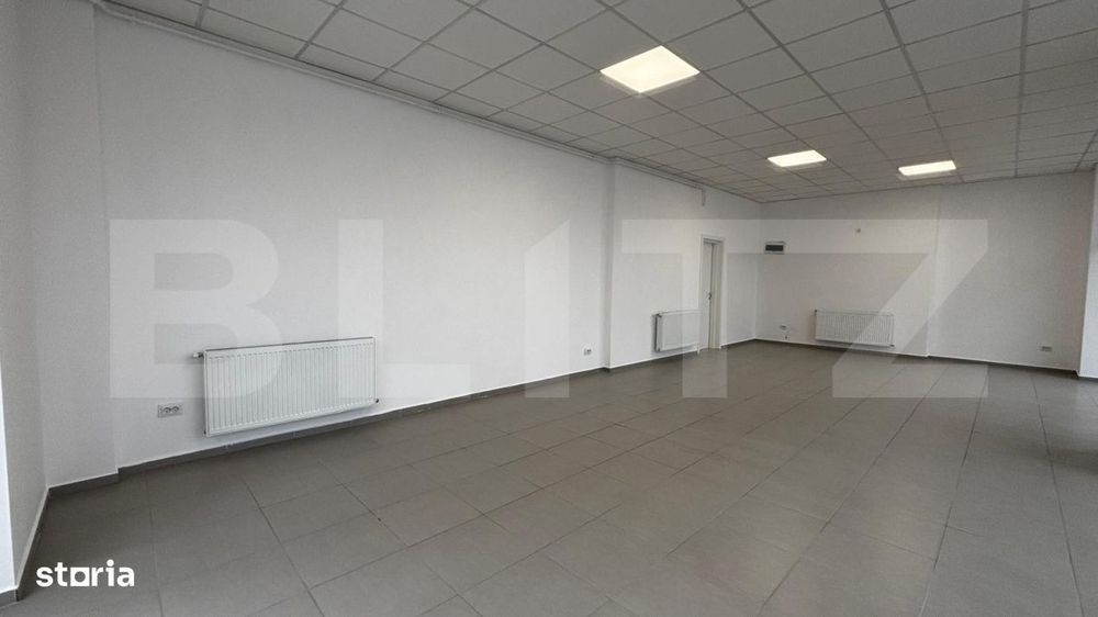 Spatiu comercial open space configurabil, parter, 65 mp utili, zona 1
