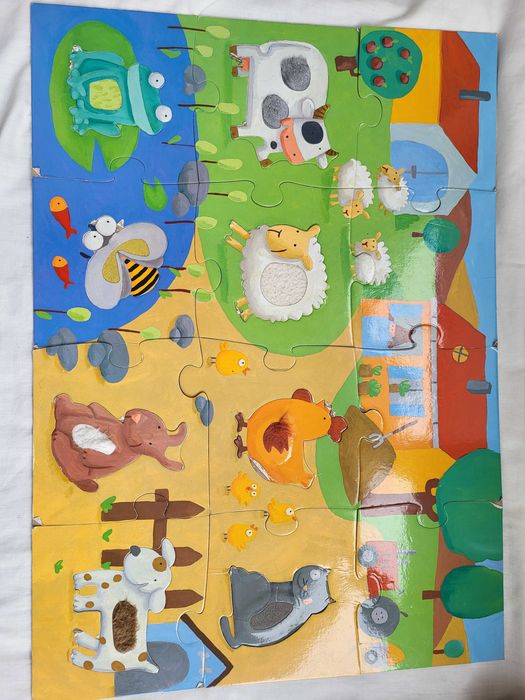 Бебешки пъзел с меки части