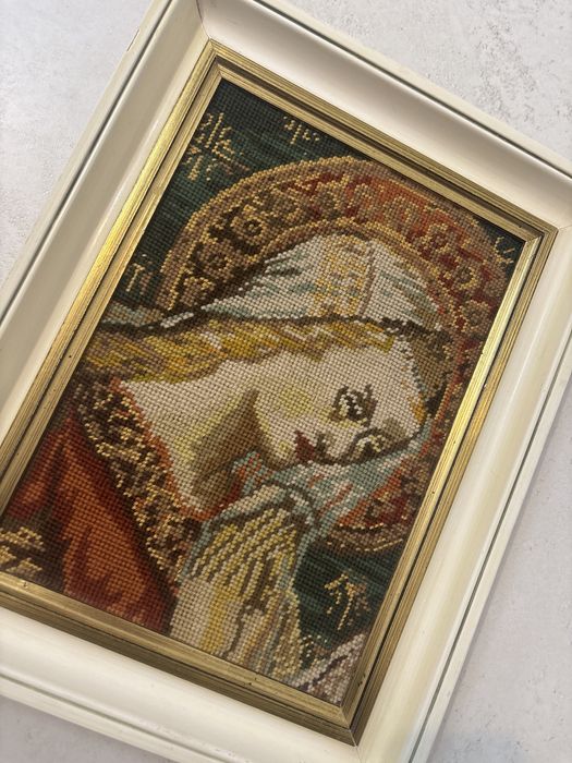 Icoana goblen  veche