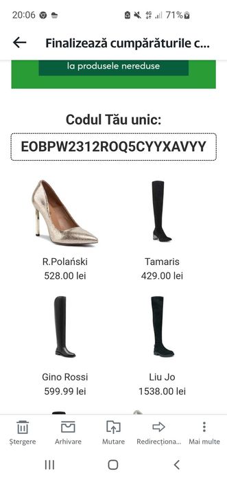 Pantofi R.Polanski Nr.37