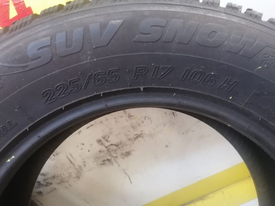 225/65 17 2*Riken Iarna 106h dot 2622.   7,,67mm