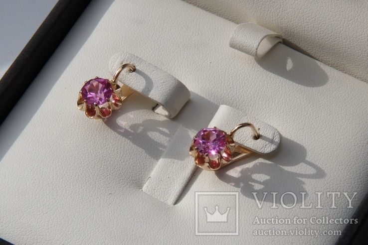 Советские серьги 585 пробы