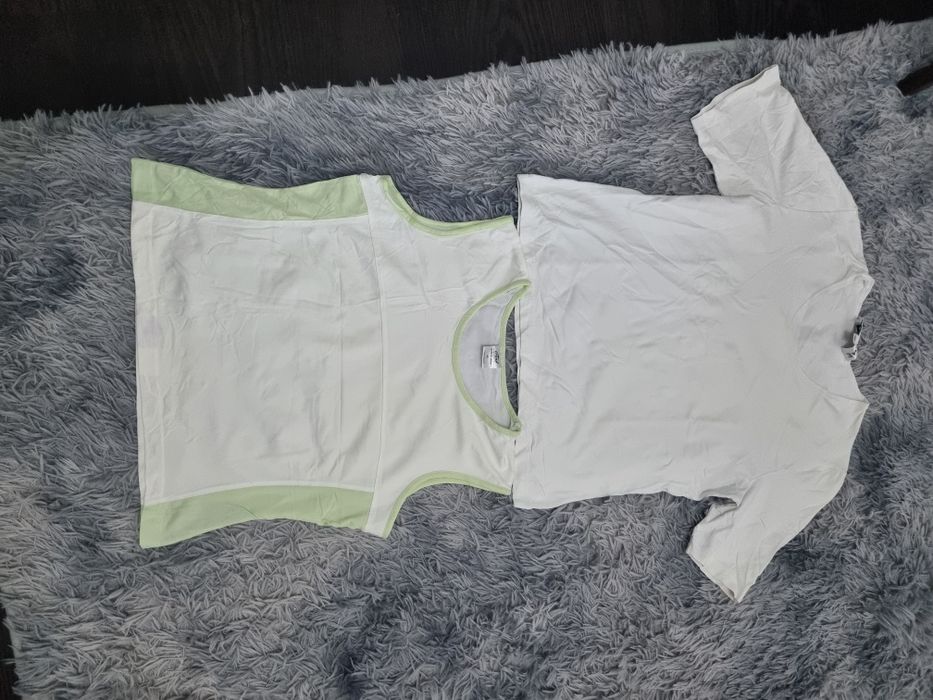 Lot 9 bluze / tricouri / topuri damă XL