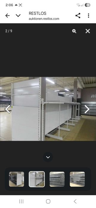 Sistem de rafturi metalice profesionale pentru supermarket sau magazin