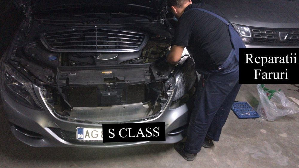 Reparatii faruri condens , carcase sparte , schimb sticla geam