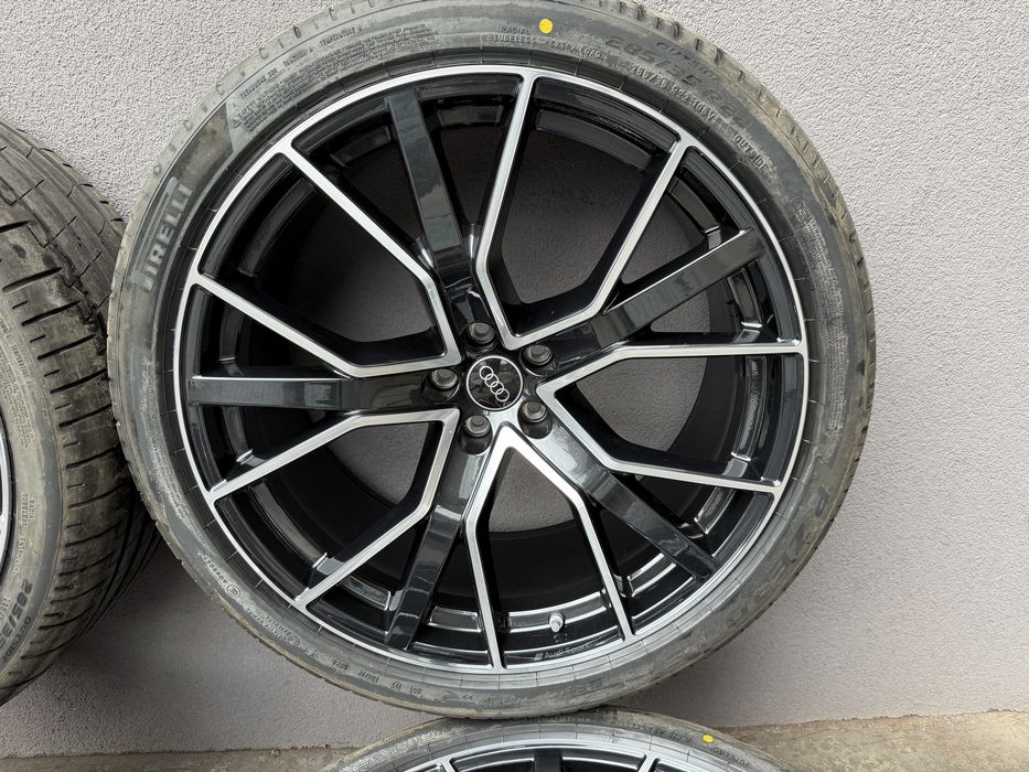 Jante Originale Audi Sport R22 Q7 SQ7 4M echipate vara noi pirelli