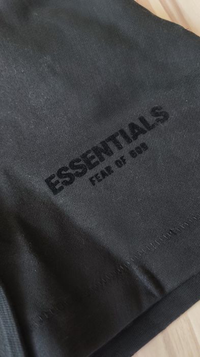 Essentials Jet Black Shorts