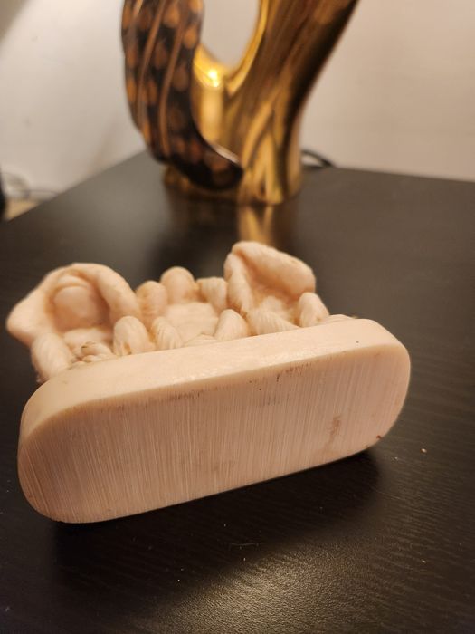 Figurină decorativă „Cele trei maimuțe înțelepte” – sculptură fină, as