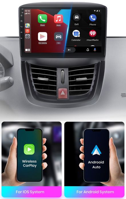 Navigatie Android dedicata Peugeot 207, 207 CC (2006-2015)