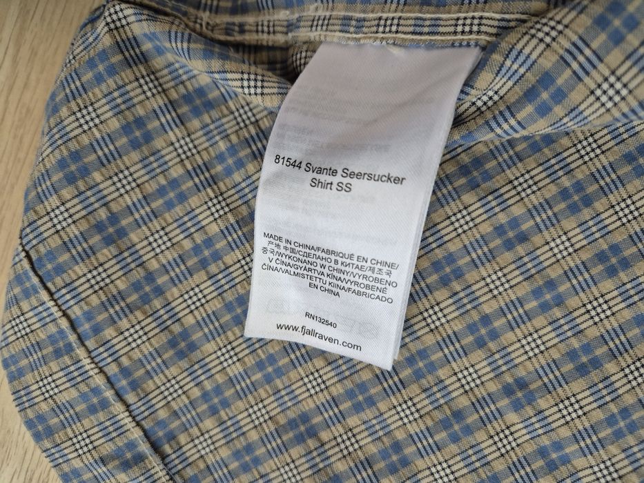 FJALLRAVEN мъжка риза с къс ръкав размер М