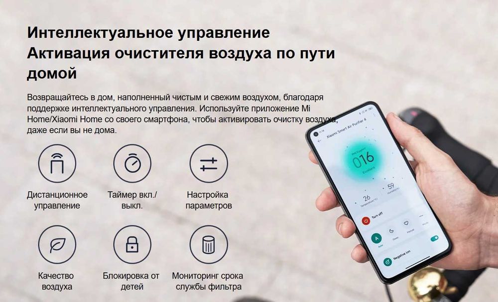 Очиститель воздуха Xiaomi Smart Air Purifier 4 Lite / Pro СКИДКА