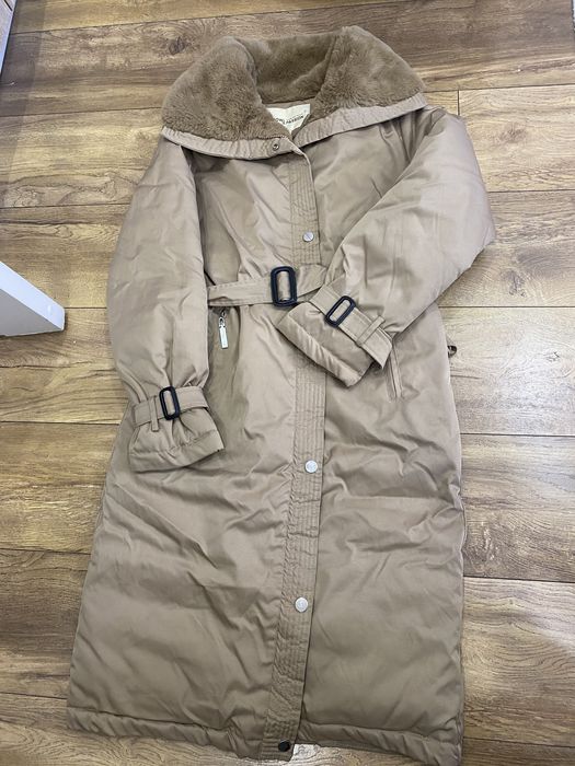 Тренч плащ зимний утепленный