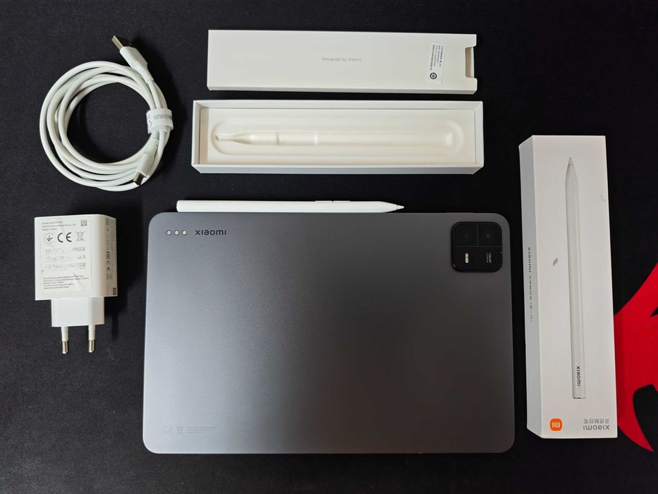 Tableta Xiaomi Pad 6, 256GB flash, 8GB RAM, 144Hz, Stylus Xiaomi Smart Pen 2nd Gen Original