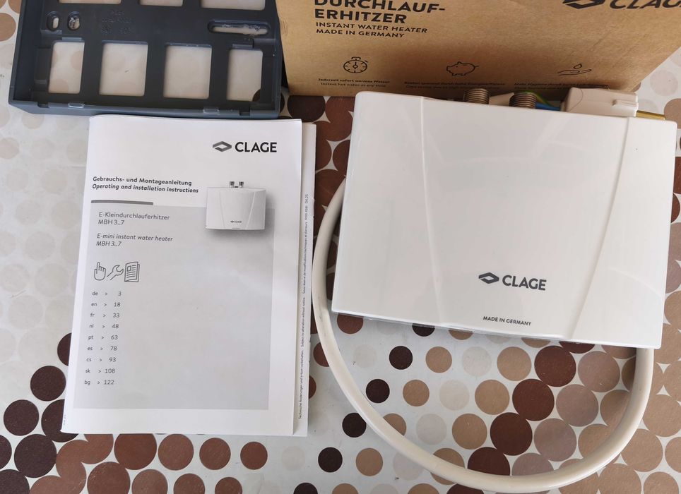 Нов Немски Проточен бойлер за под мивка GLAGE