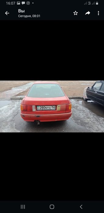 Продам ауди 80 б3 на ходу