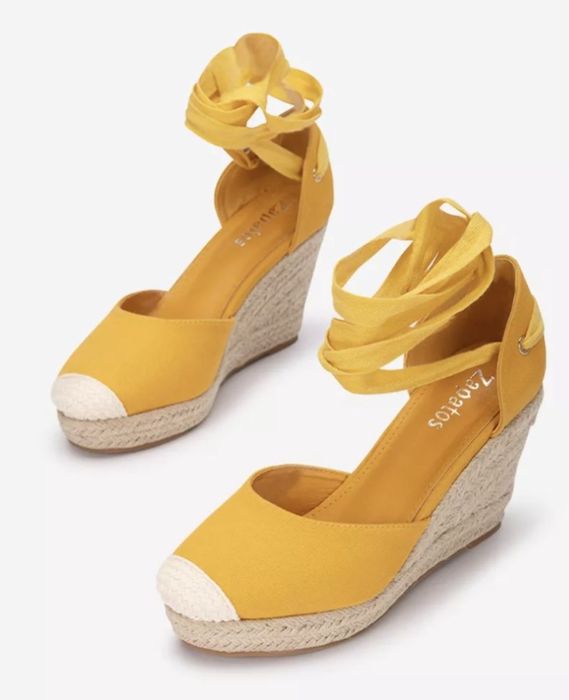 Espadrile galbene, 36