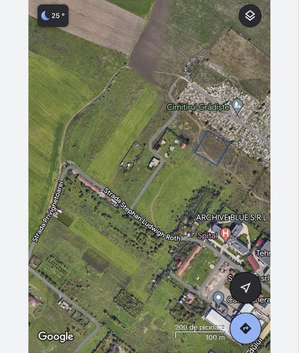 Teren intravilan 2980 mp in Gradiste sau schimb cu masina + - dif