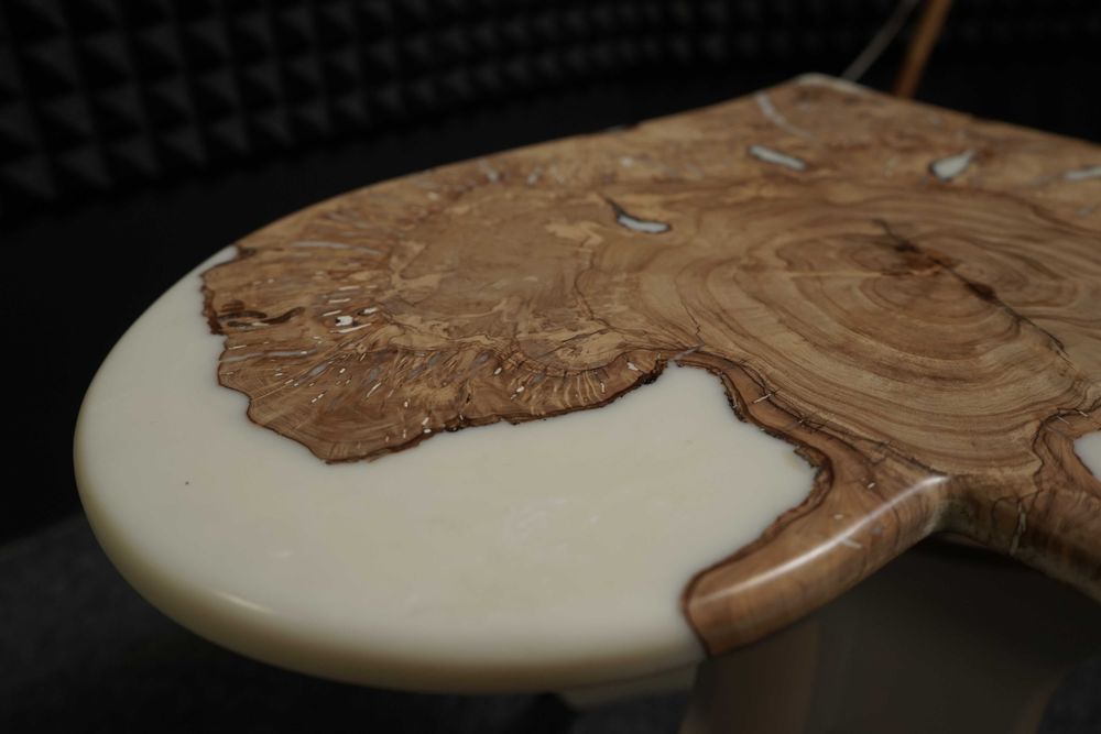 Маса масив, плот маслина смола, крака евкалипт