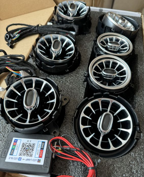 Grile ventilatie led lumina ambientala Mercedes Benz A CLA W177 W118