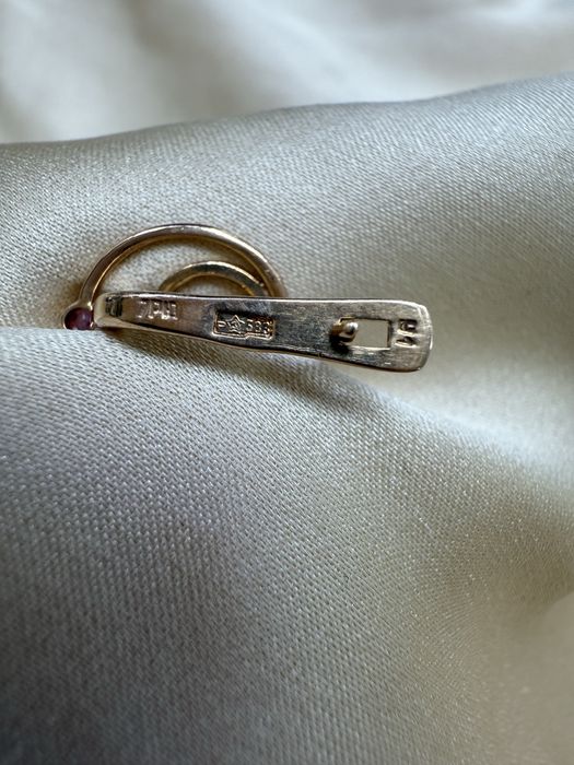 Золотые серьги 583 проба