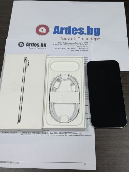 КАТО НОВ 256GB iPhone 17 Air Гаранция Ardes 2028г. White / Бял