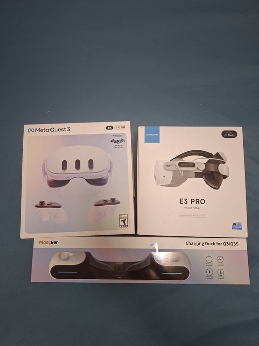 Meta quest 3 512gb + accessories